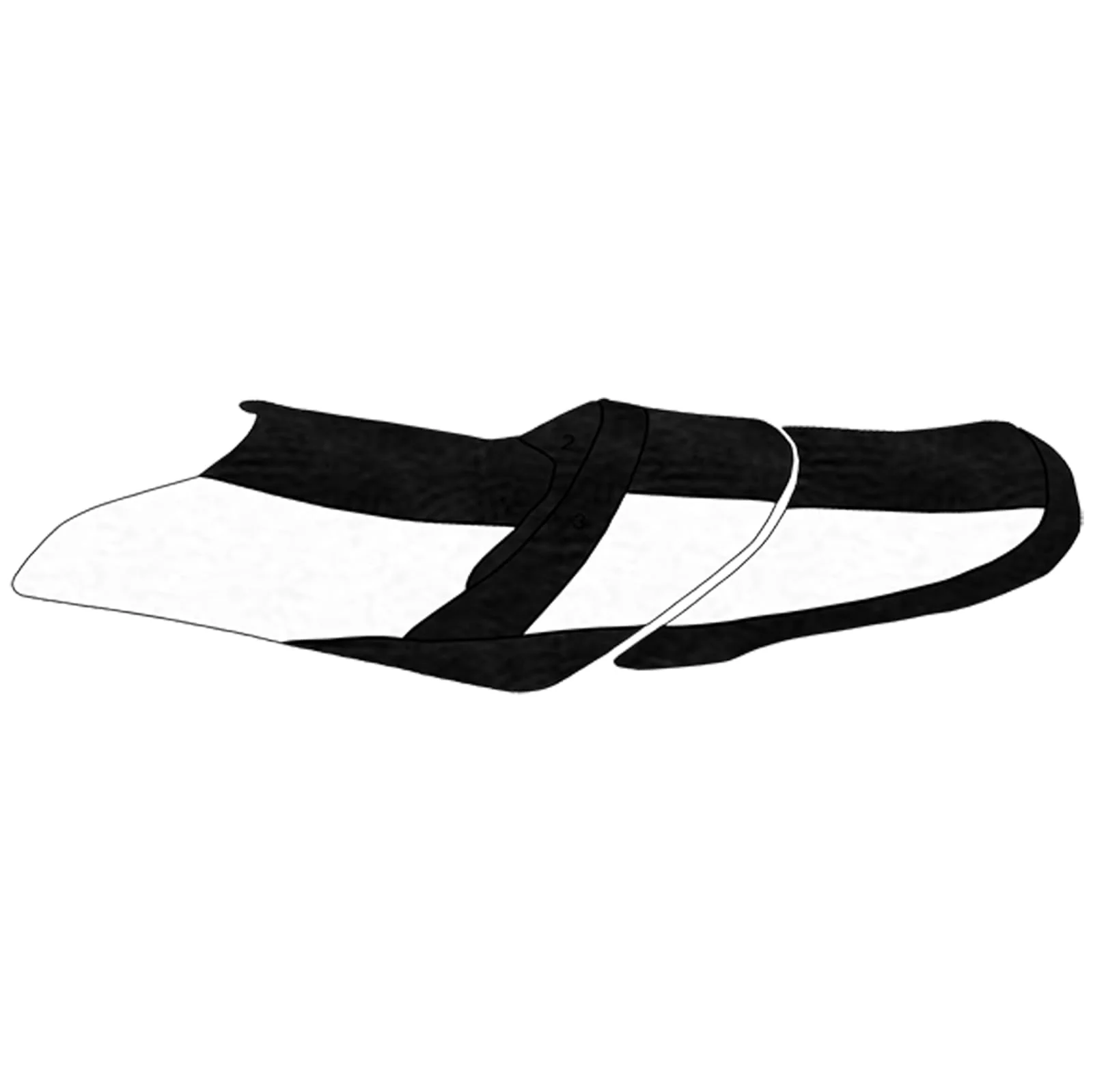 BlackTip Jetsports Seat Cover for Yamaha GP1800 VXR 2015-2020