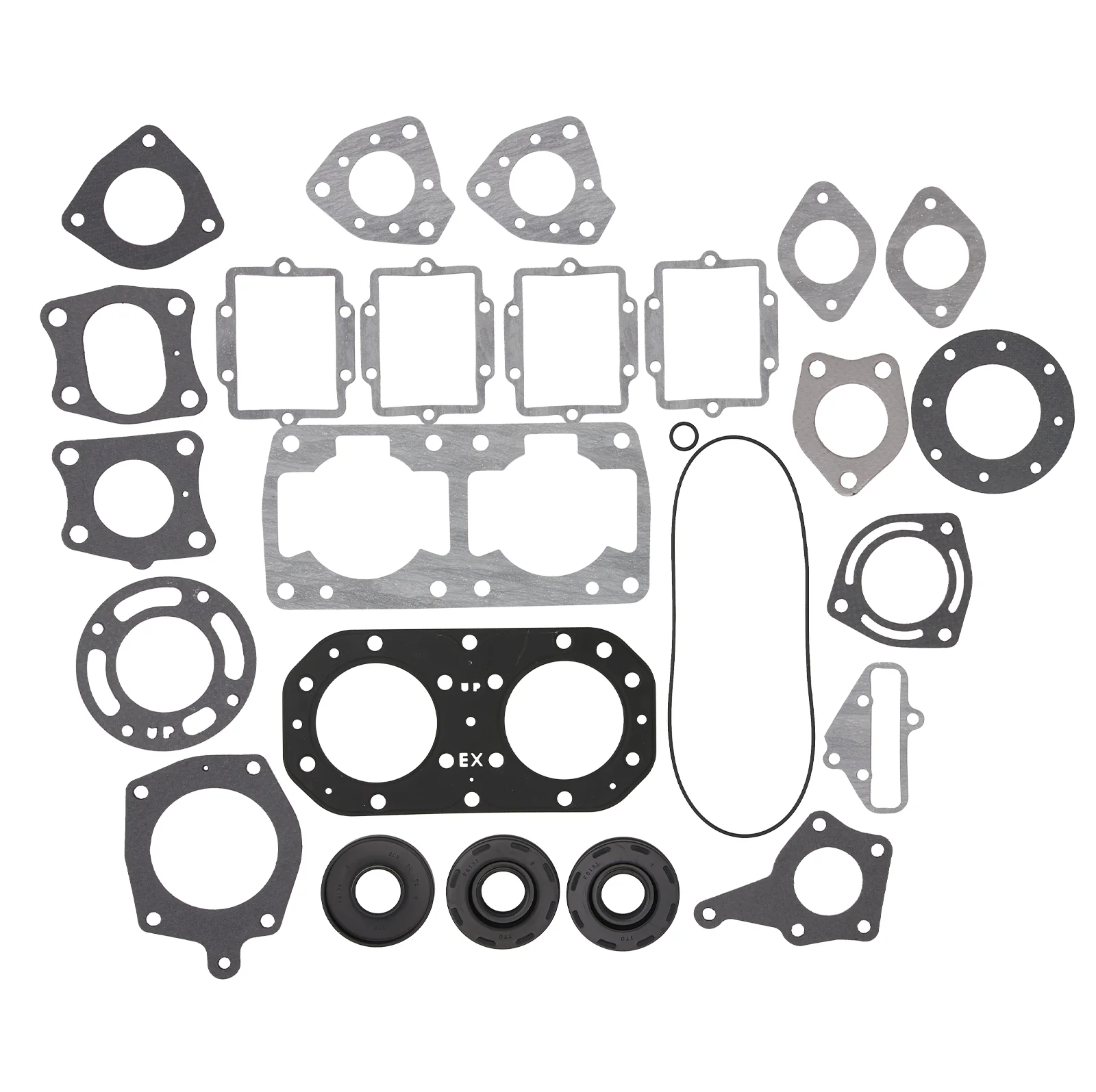 Complete Gasket Kit Fits Kawasaki 11004-3708 11060-3711 SS XI SX SS ST STS
