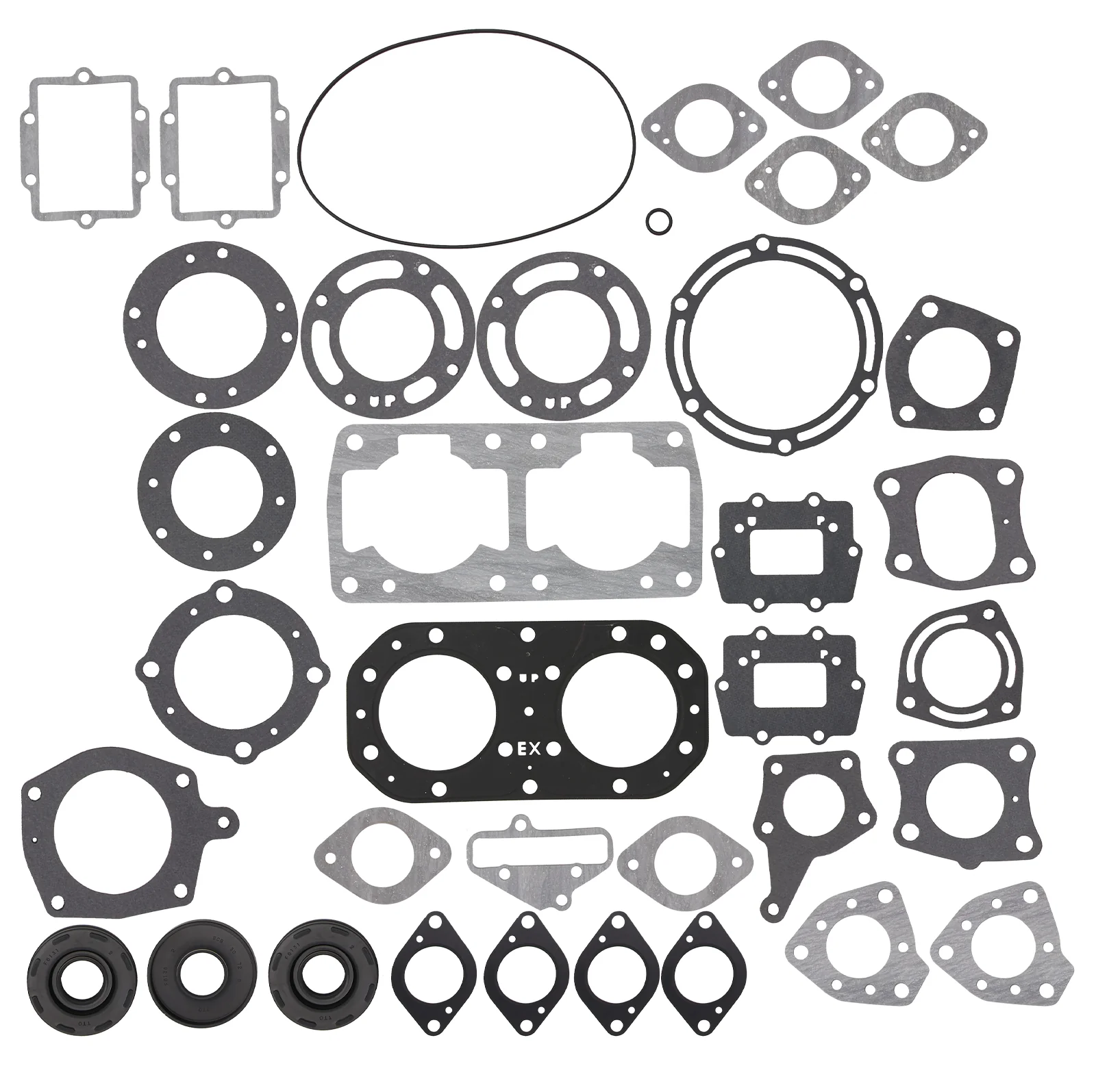 Complete Gasket Kit Fits Kawasaki 11004-3714 11060-3711 SXI Pro SS XI STS