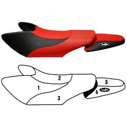 BlackTip Jetsports Custom Seat Cover for Honda Aquatrax F12 F12X 2002-2007