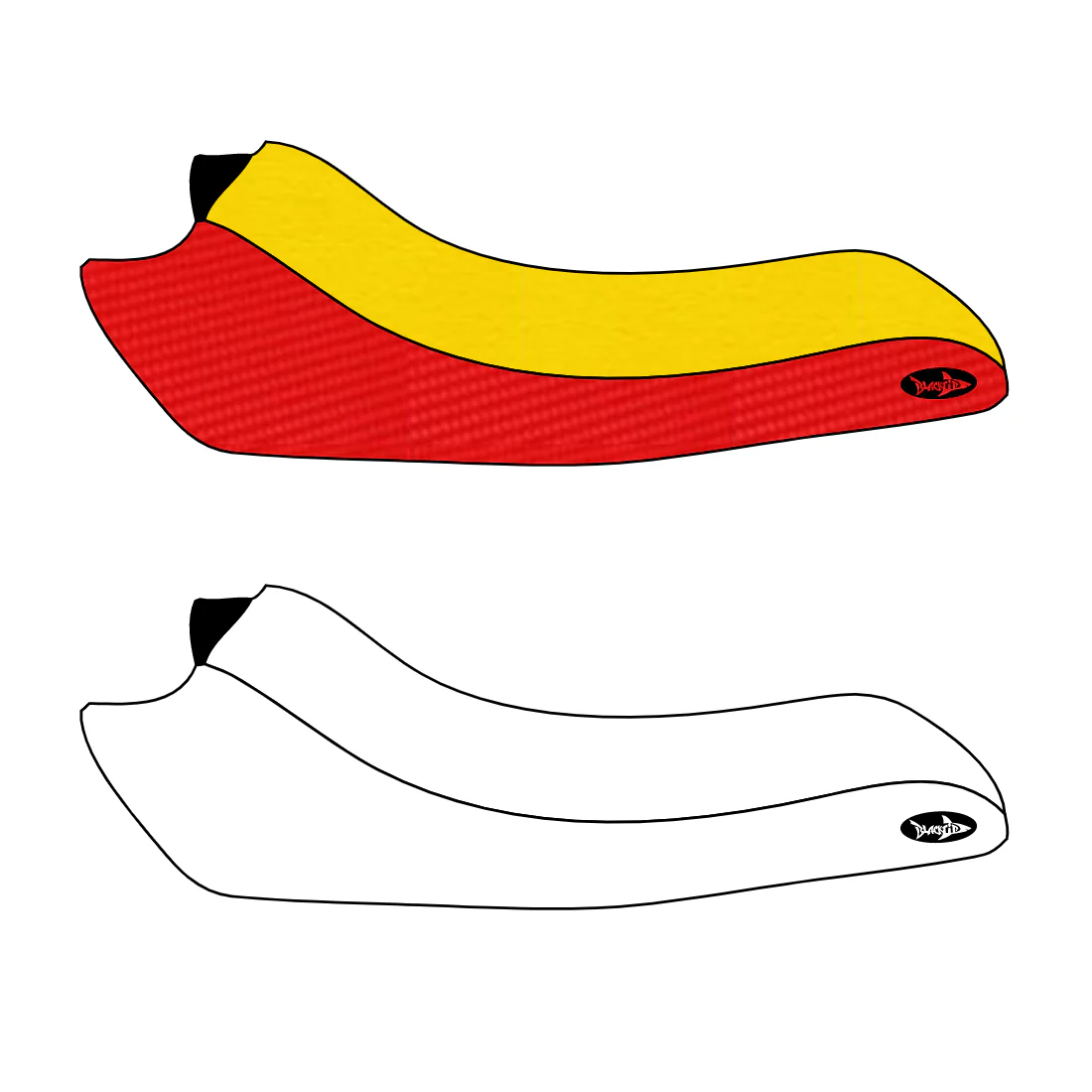 BlackTip Jetsports Custom Seat Cover for Yamaha 650 LX Wave Runner 500 1989-1993